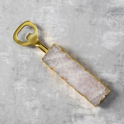 Pink Crystal Stone Bottle Opener